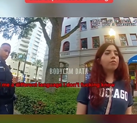 Body cam Footage Shows Florida Woman Stab Cop Ahead of Shting