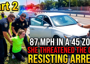 Driver Threatens Cop After Doing 87 In A 45 Zone